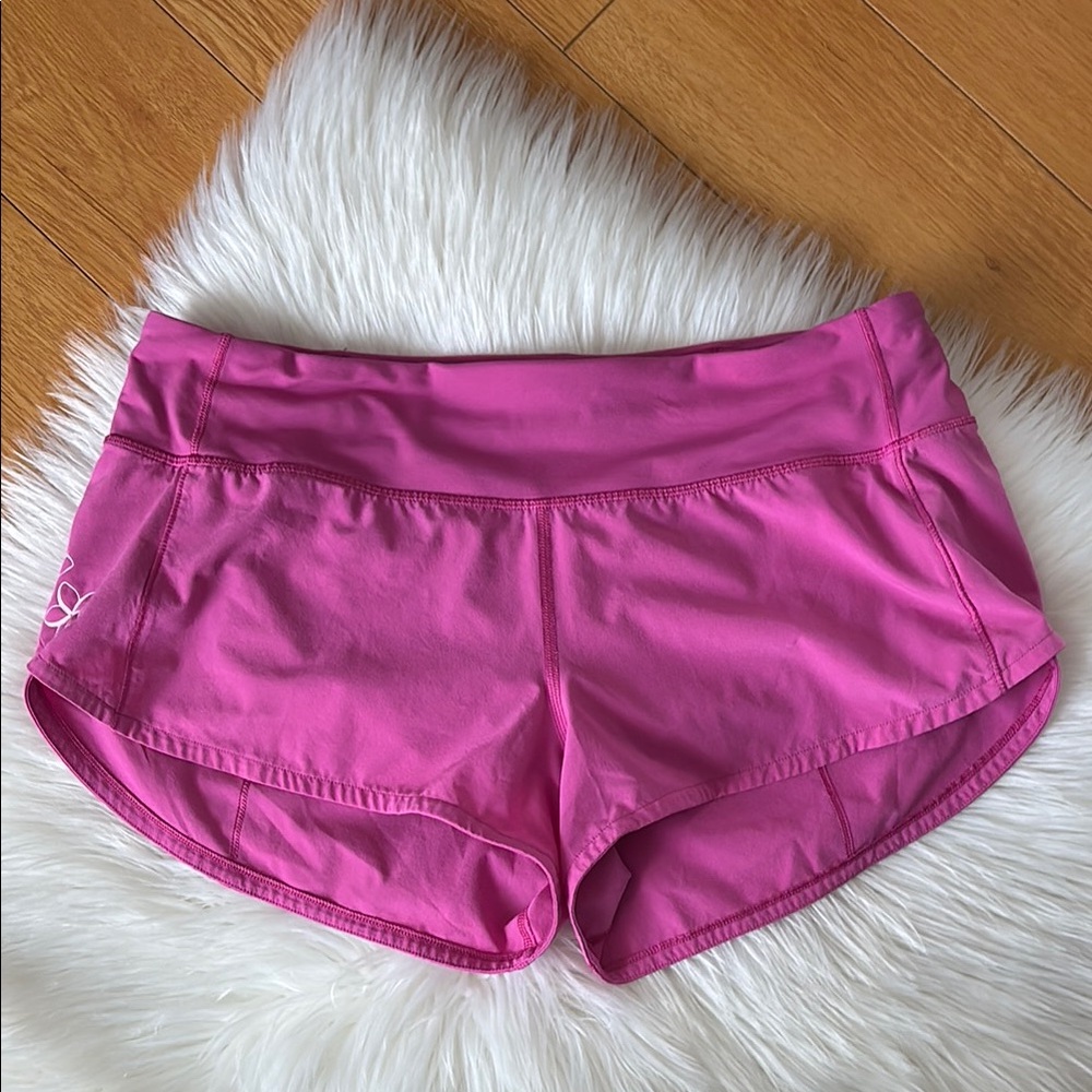 LuluLemon Speed Short Hot Pink